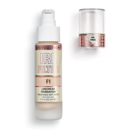 Revolution IRL Filter Longwear Foundation F1 23ml