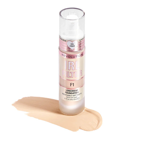 Revolution IRL Filter Longwear Foundation F1 23ml