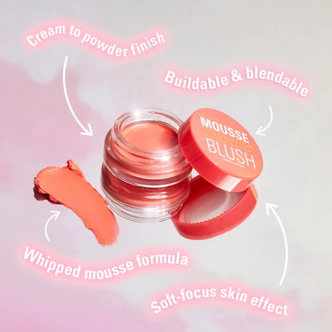 Revolution Mousse Blusher Squeeze Me Soft Pink