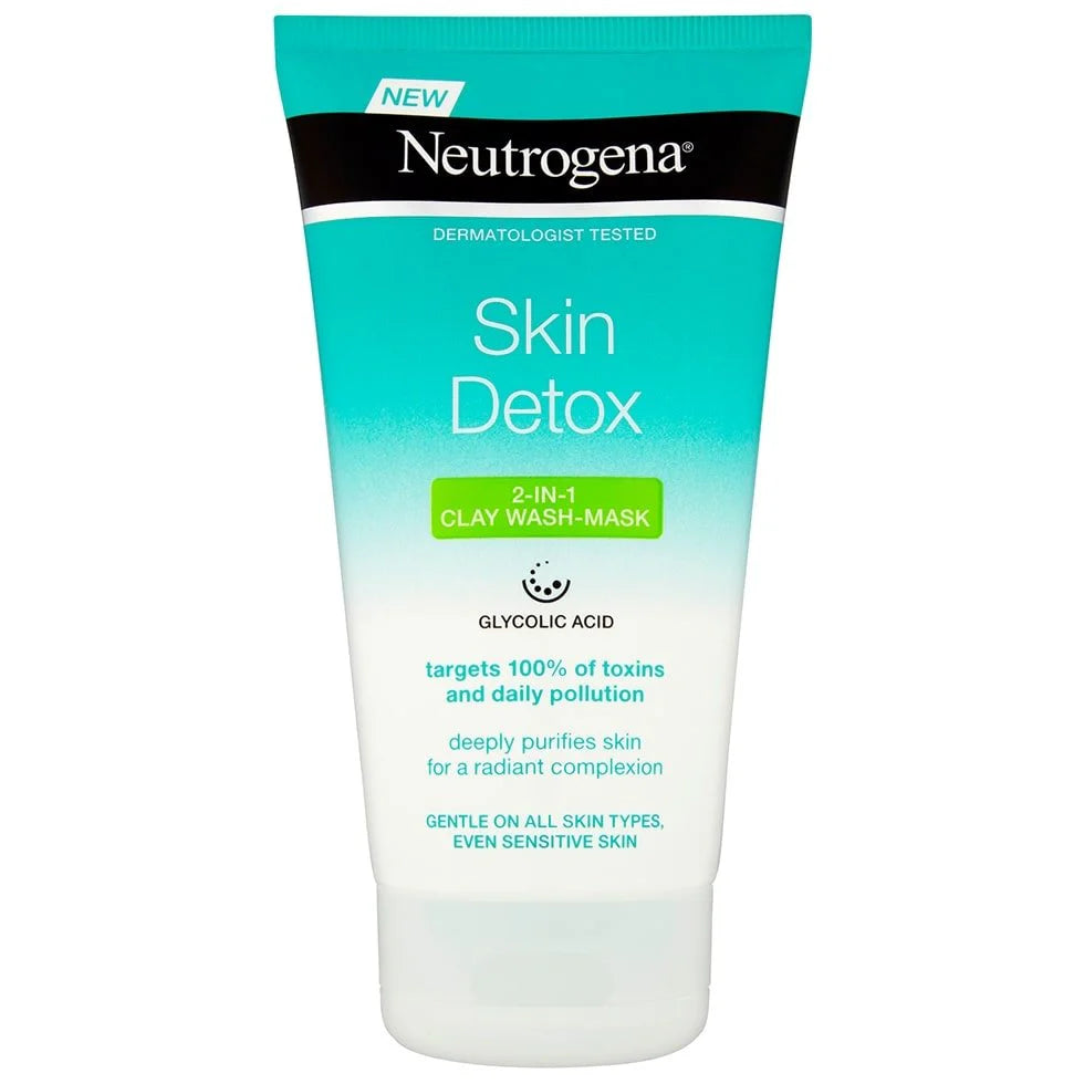 NEUTROGENA SKIN DETOX 2IN1 CLAY WASH MASK 150ML