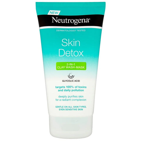 NEUTROGENA SKIN DETOX 2IN1 CLAY WASH MASK 150ML