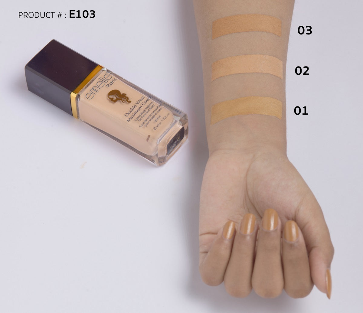 Emelie Double Wear Foundation SPF25