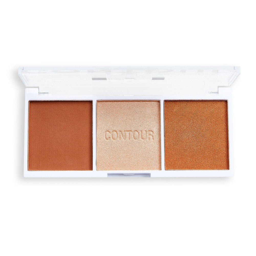 Makeup Revolution- Colour Play Contour Trio Palette Baked Sugar