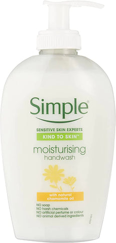 SIMPLE HAND WASH MOISTURISING WITH NATURAL CHAMOMILE OIL 250ML