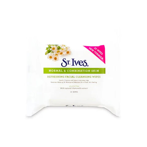 STIVES FACIAL CLEANSING WIPES NORMAL & COMBINATION SKIN 35'S