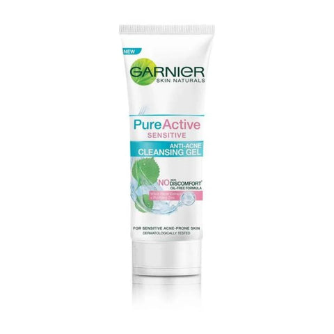 Garnier Skin Naturals Pure Active Sensitive Anti Acne Cleansing Gel 100ml