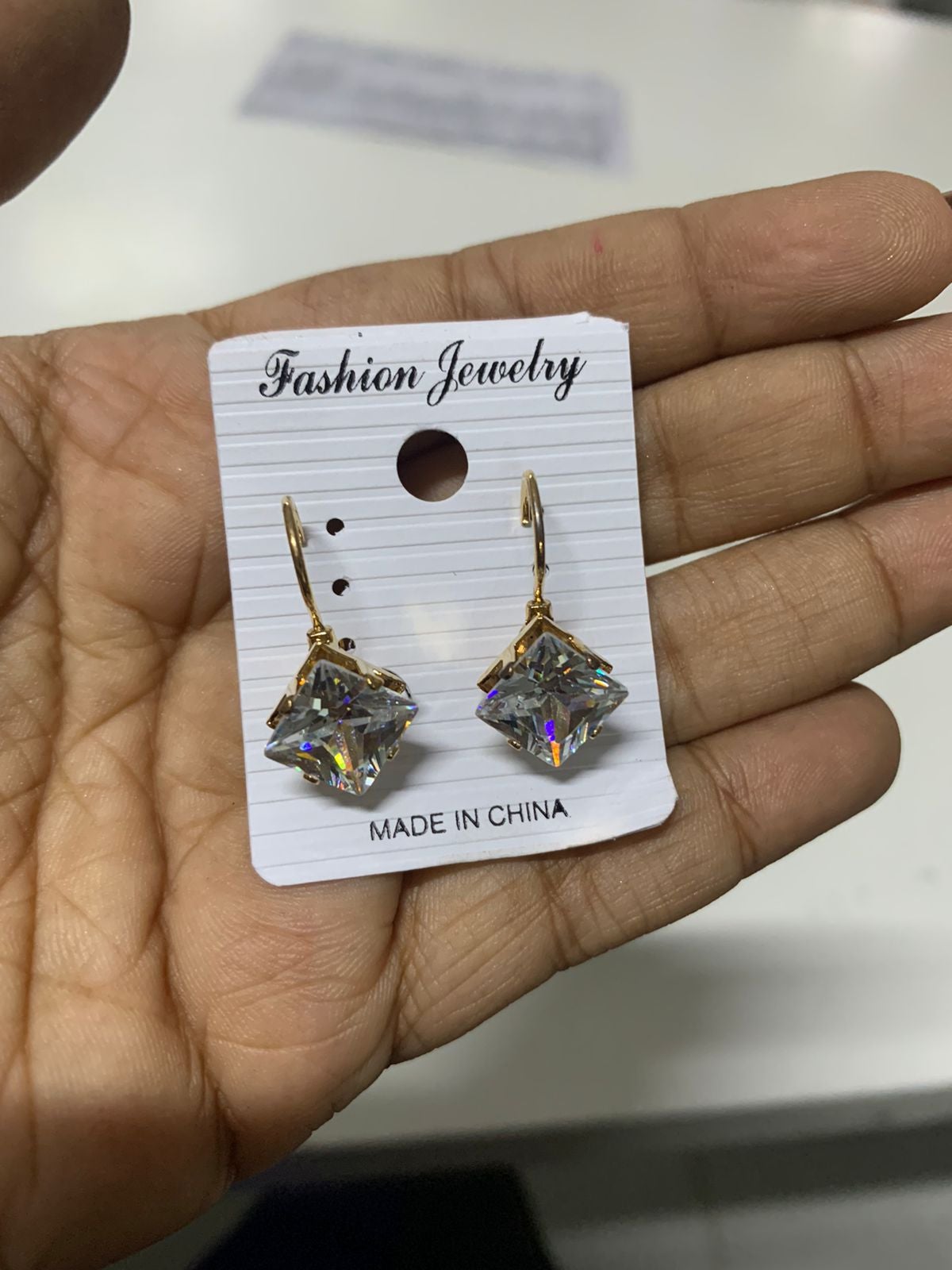 Shein - Diamond Earring