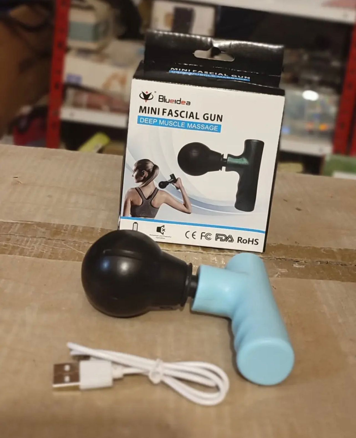 Rechargeable Mini Facial Gun Massager