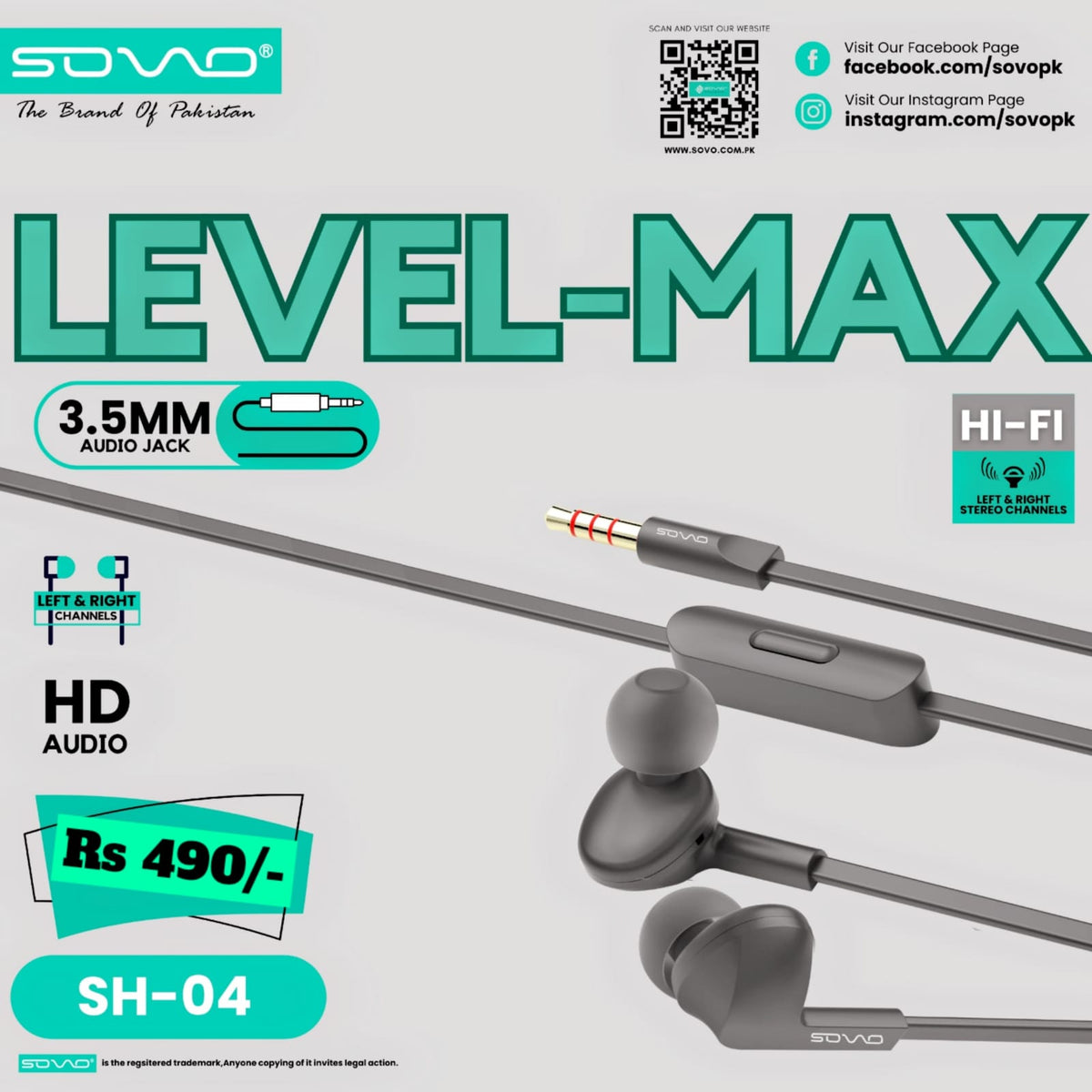 Original Sovo Level-Max HandsFree