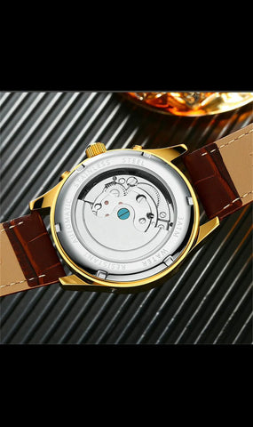 KINYUED AUTOMATIC DATE WORKING STEEL CASE WATCH