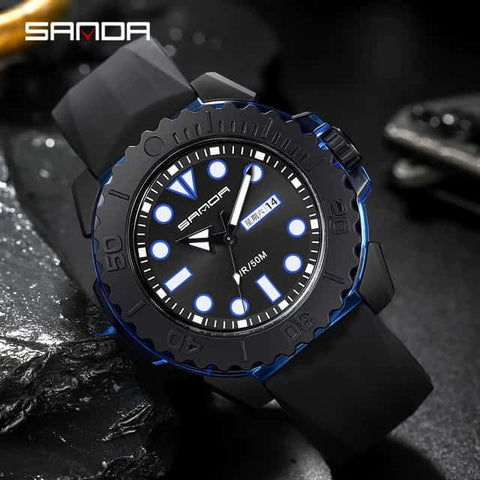 ORIGINAL SANDA SMART LOOK SPORTS CASE WATCH