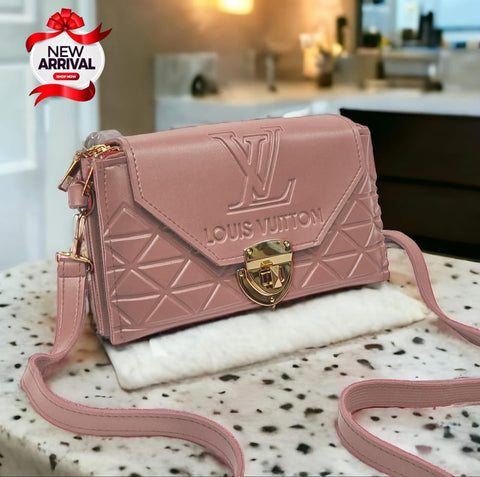 LV Tripple Zipper Cross Body Bag