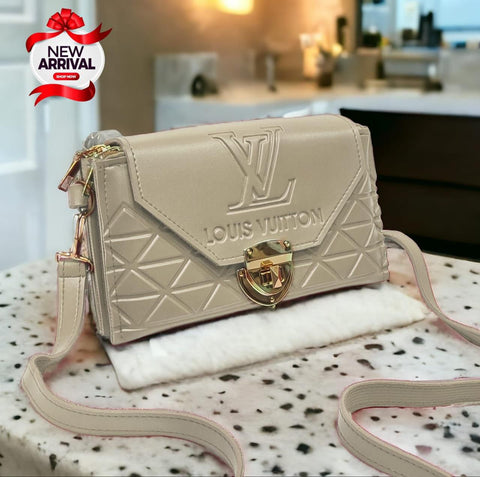 LV Tripple Zipper Cross Body Bag