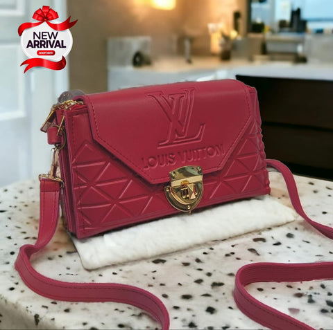 LV Tripple Zipper Cross Body Bag