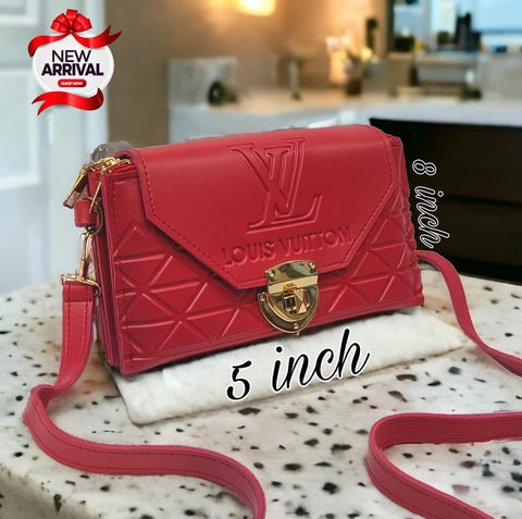 LV Tripple Zipper Cross Body Bag