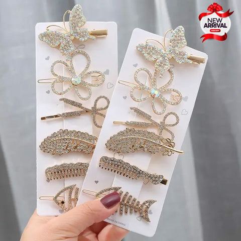 Beautiful Gold Pearl Different design Headwear Hair Clips