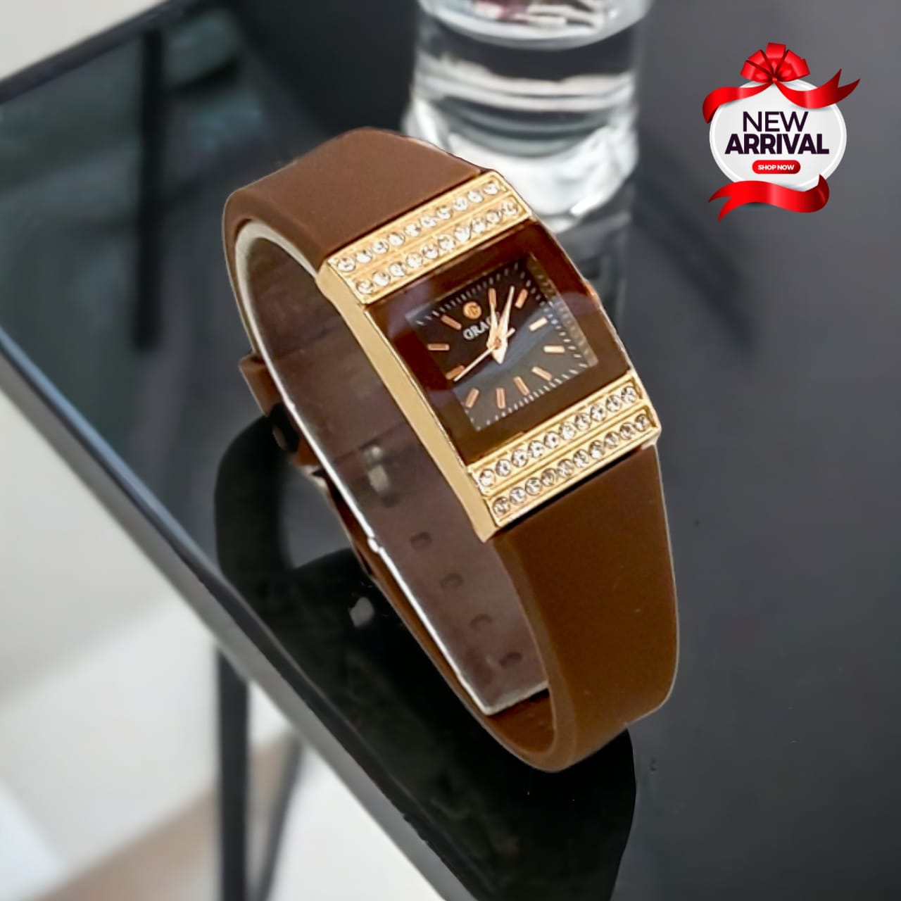 NEW STYLE LADIES RUBBER STRAP WATCH Spireclick