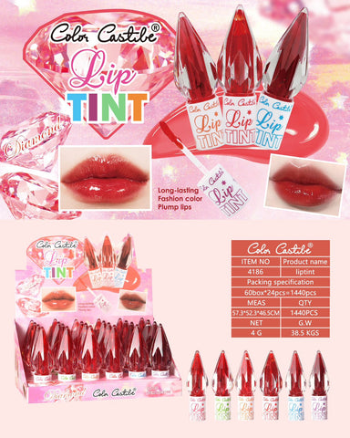 Color Castle Long Lasting Lip Tint Set of 6pc