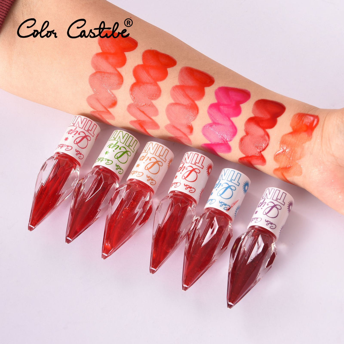 Color Castle Long Lasting Lip Tint Set of 6pc