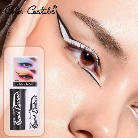 Color Castle Water Proof 2 in 1 Liquid Eye Liner