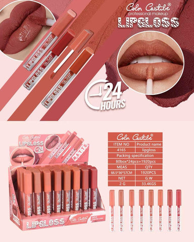 Color Castle Matte Lip Gloss Set of 8pc