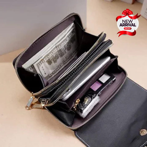 Imported Double Zipper Wallet