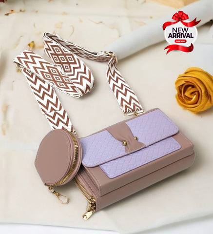 Imported Double Zipper Wallet + Small Pouch