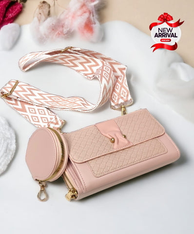 Imported Double Zipper Wallet + Small Pouch