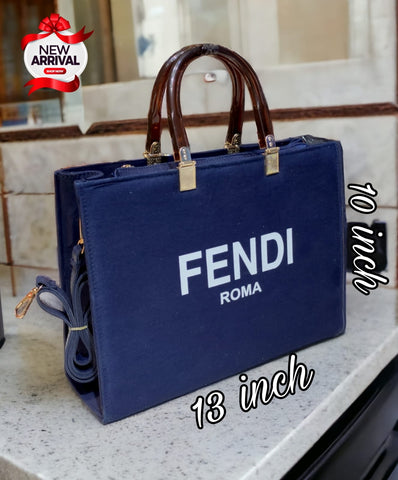 Fendi Acrylic Handle Shoulder Bag