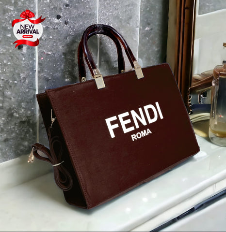 Fendi Acrylic Handle Shoulder Bag