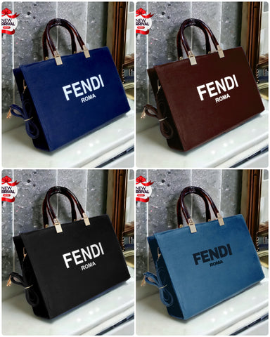 Fendi Acrylic Handle Shoulder Bag