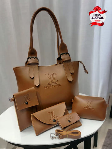 LV 5 Pcs Big Size Totte Bag