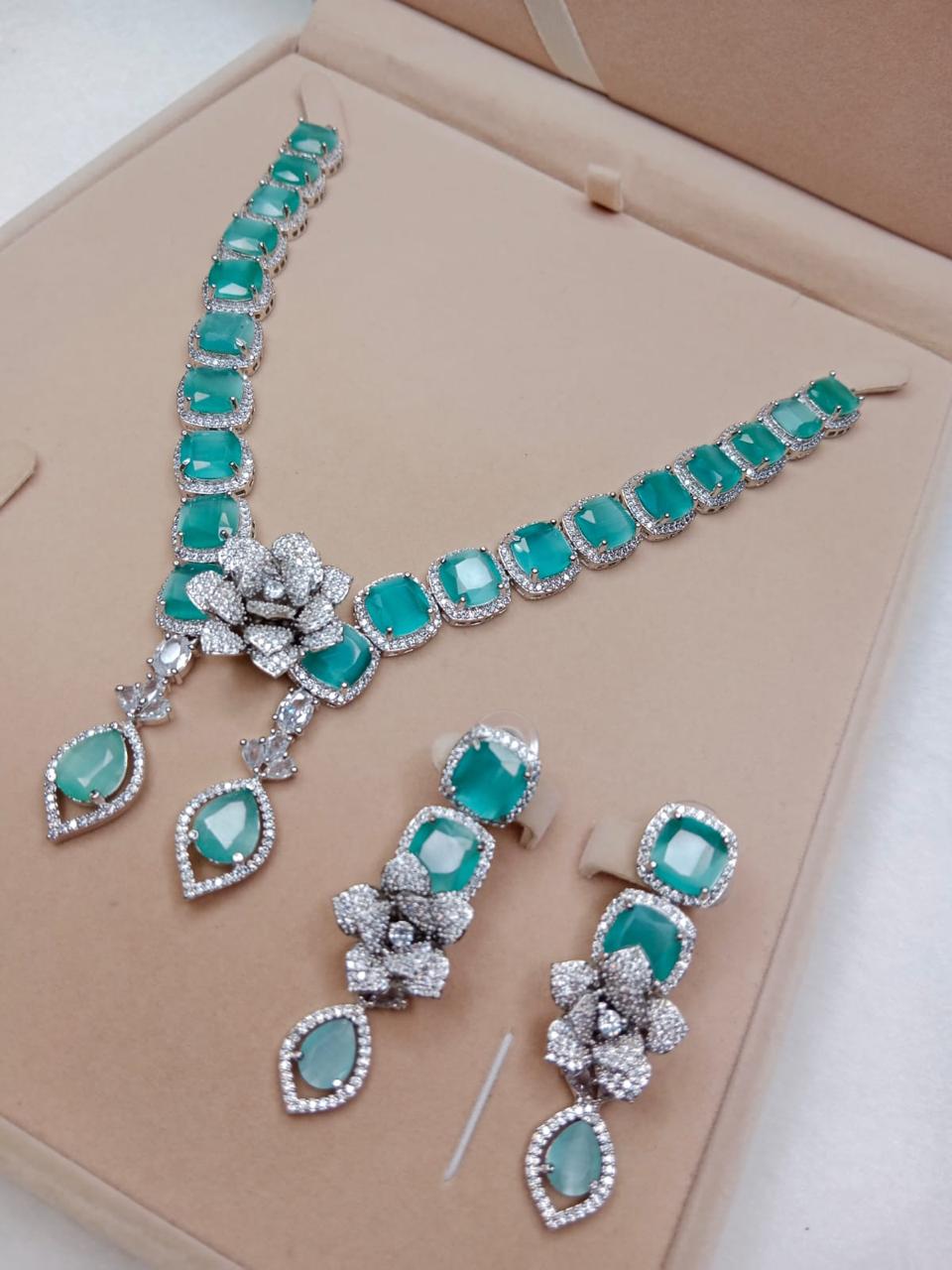 Original Zarqoon Stones Jewellery Set