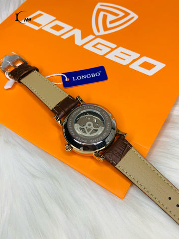 LONGBO CRONOGRAPHIC STRAP WATCH