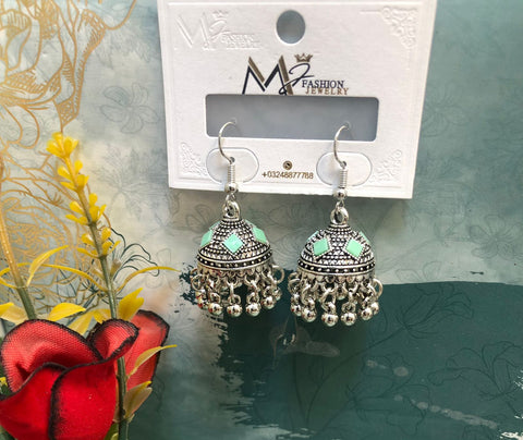 Jhumki Style Earrings Pair