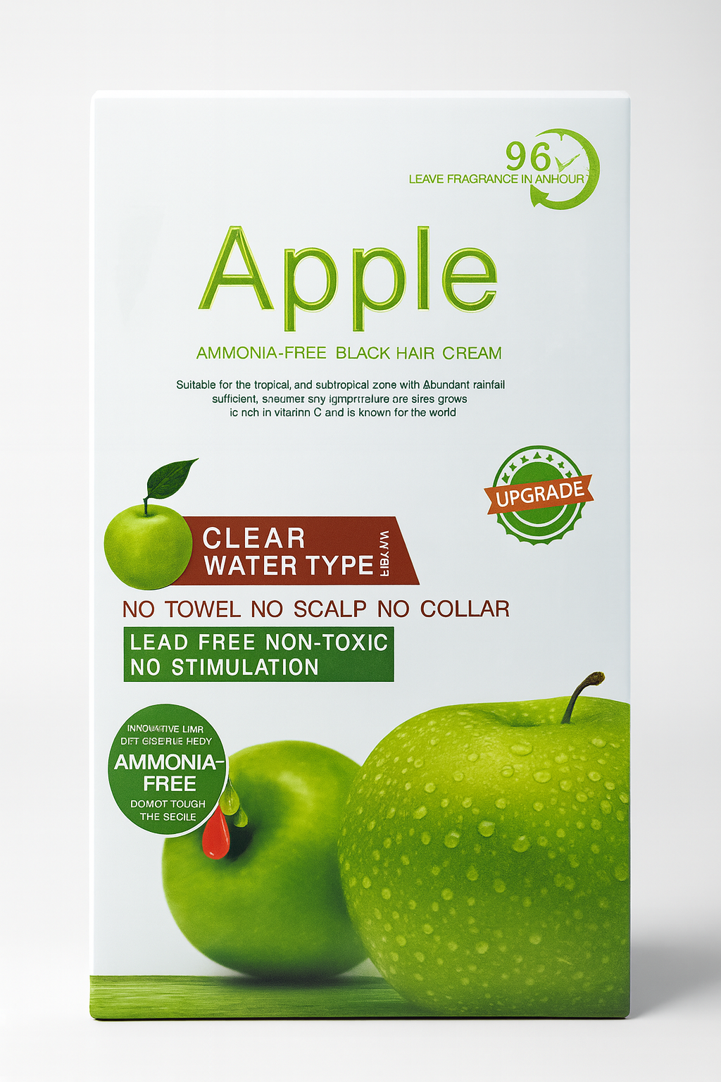 Apple Hair Color – No Ammonia Dark Brown Long-Lasting Hair Dye