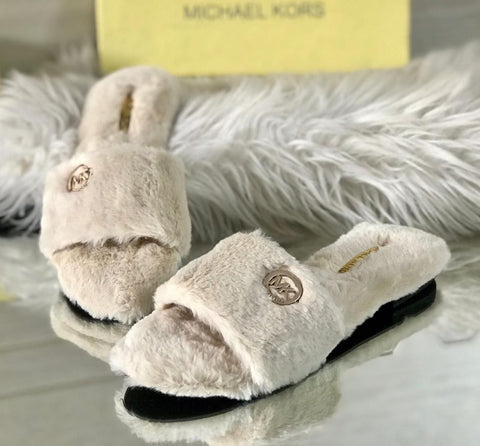 MK Fur Slipper Extra Soft ( with brand box)
