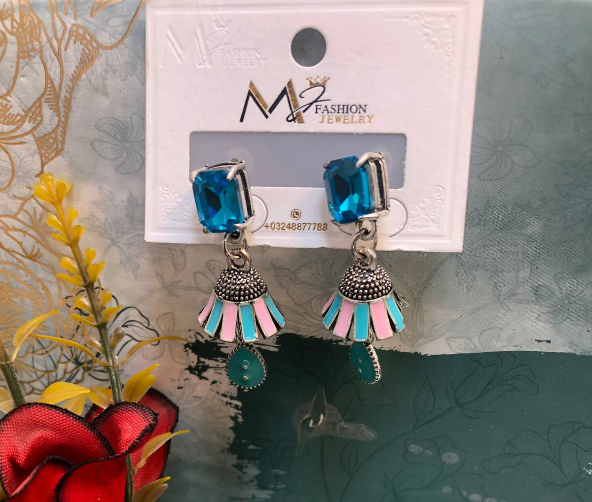 New Jhumki Style Earrings Pair