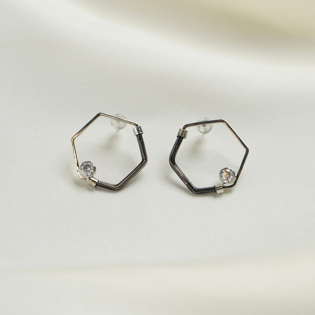 Shein- Geometric Ear Studs