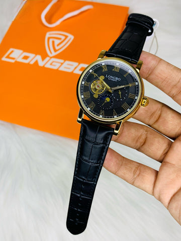 LONGBO CRONOGRAPHIC STRAP WATCH