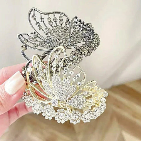 Beautiful rhinestone II Inlaid Hair twist Clip