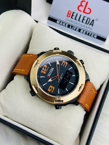 BELLEDA HYBRID STRAP WATCH