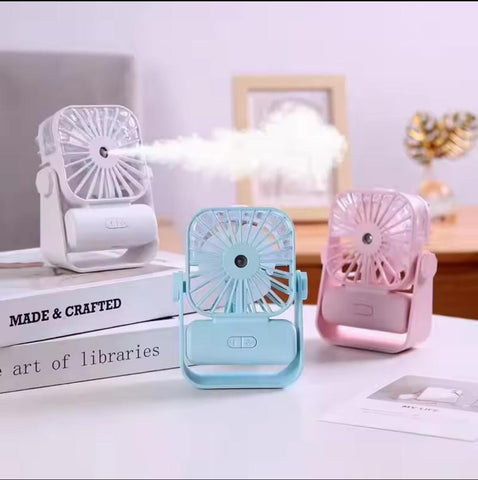 USB Rechargeable Fan Table Rechargeable Misting Fan