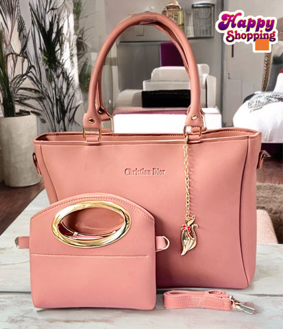 High Quality Christian Dior 2pc Shoulder Bag For Girls
