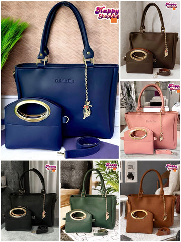 High Quality Christian Dior 2pc Shoulder Bag For Girls