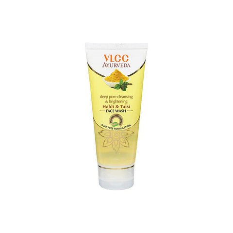 VLCC Deep Pore Cleansing & Brightening Haldi & Tulsi Face Wash 50Ml