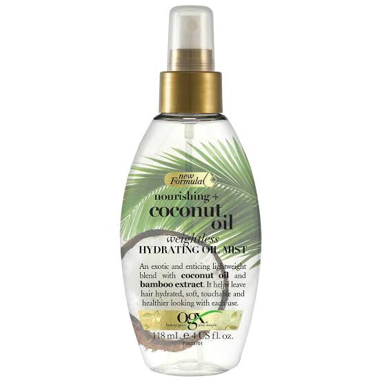 Ogx Oil We Ightless Hydrating Oil Mist Coconut Oil 40Z/118Ml