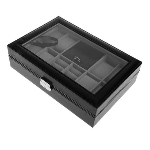 Home.Co- 8 Slot Watch & Ring Holder