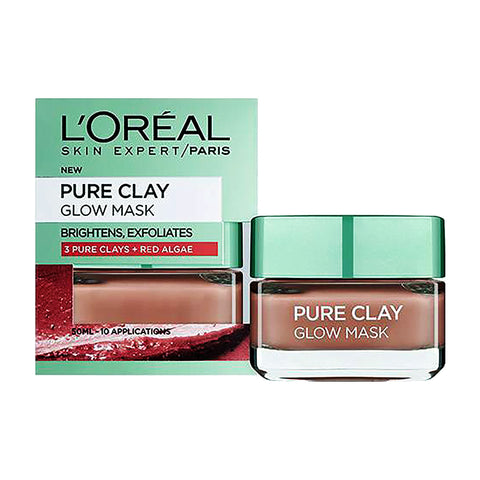 L'Oreal Paris Dermo Exprtse Pure Clay Glow Mask 50Ml