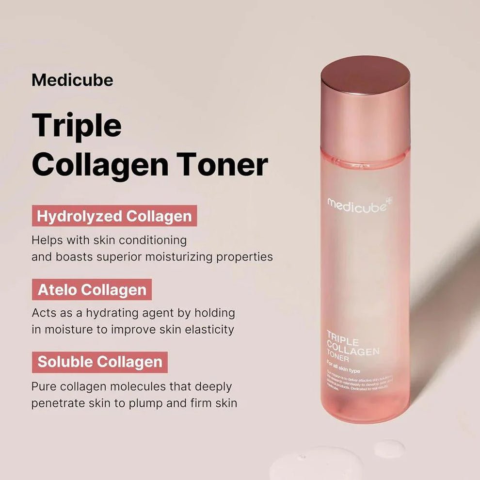 Medicube - Triple Collagen Toner 140ml - Spireclick